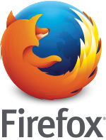 logo Firefox ©, nom en bas