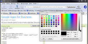 SeaMonkey 2.26 : Sélecteur de couleur pour input type=color