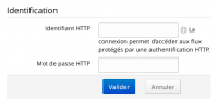 Configuration identification d'un flux FreshRSS