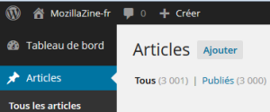 3 000 articles de MozillaZine-fr dans WordPress