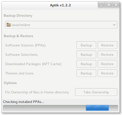 Aptik recherche des paquets