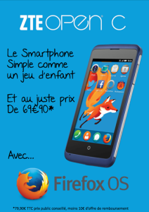 ZTE open C France