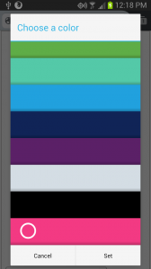 input type="color" dans Fennec Nightly