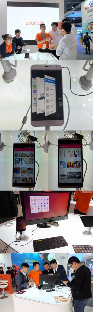 Téléphone Ubuntu au China Mobile Conference