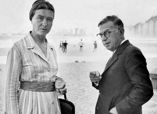 Simone de Beauvoir et Jean-Paul Sartre