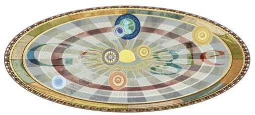 doodle du jour : nicolas copernic, by Google