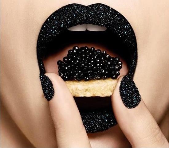 manger du caviar