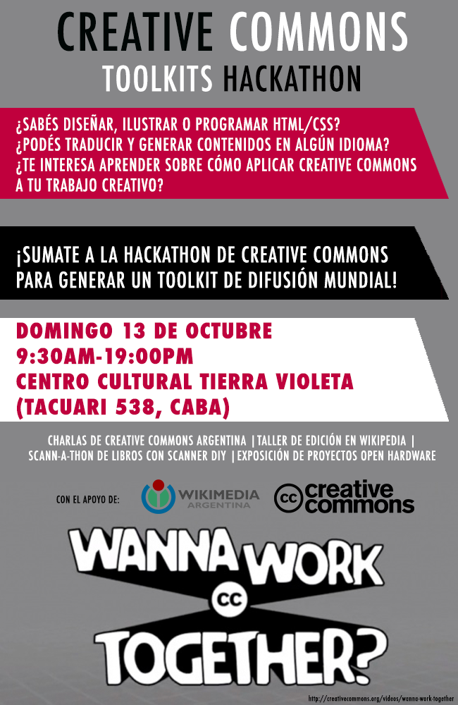 CC Toolkits Design Hackathon Announcement Flyer
