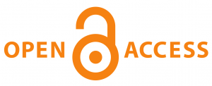 An orange open padlock icon sandwiched by the words open and access.