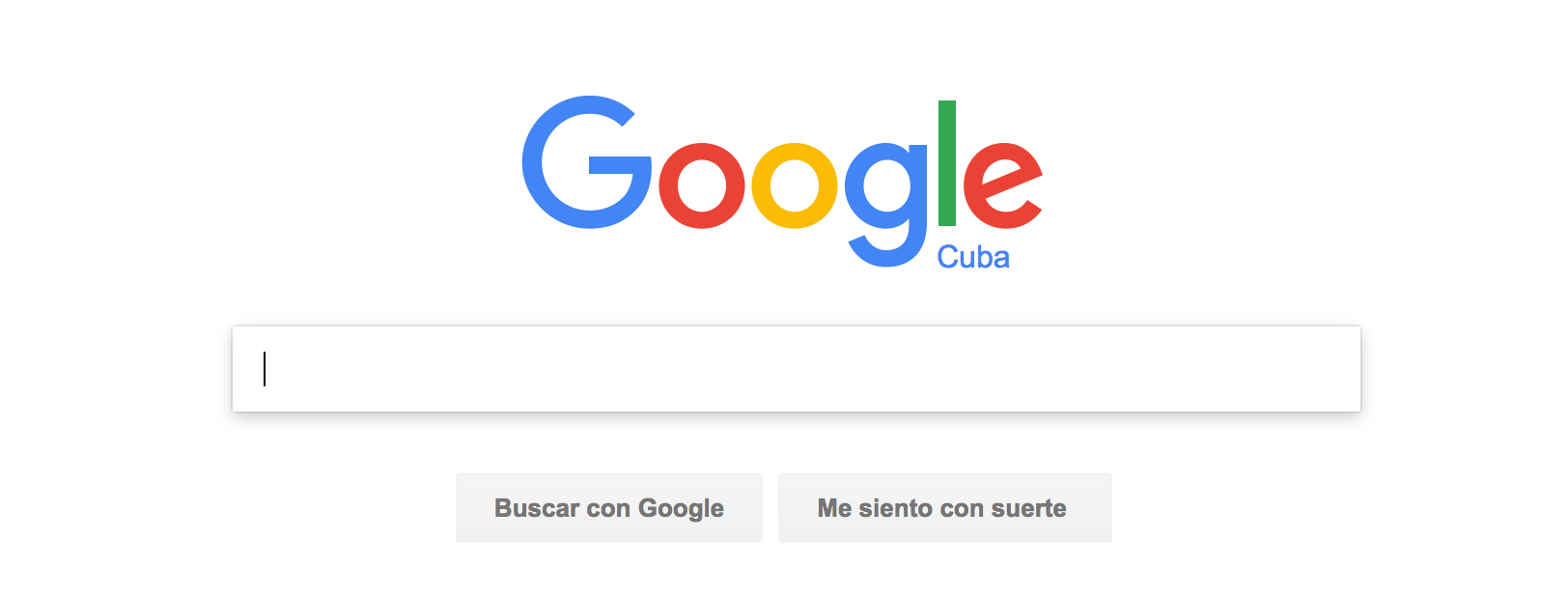 Google y el gobierno cubano han firmado un acuerdo. La imagen es una captura de pantalla. 