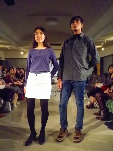 Image from last year's fashion show. The two models look like