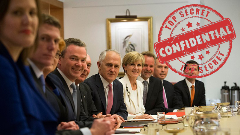 The Australian Cabinet in session