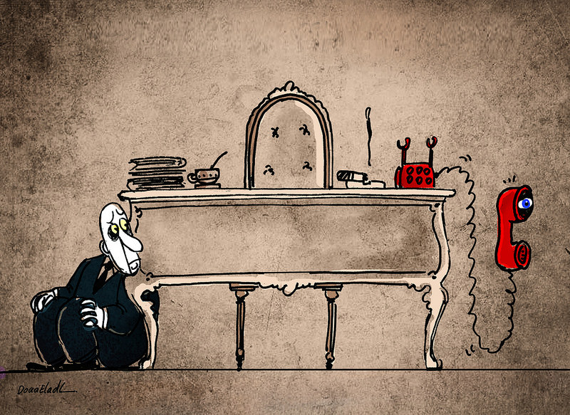Cartoon by Doaa Eladl via Flickr, Web We Want ( CC BY-SA 2.0)