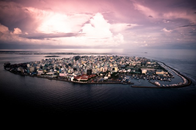 Capital of Maldives, Male. Image by hmed Shuau. Copyright Demotix (30/10/2009)