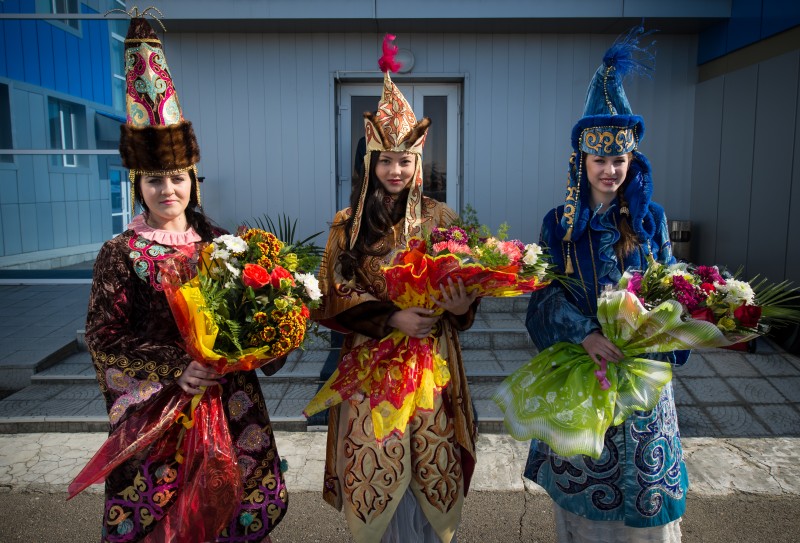 Women in Kazakhstan. Wikipedia image.