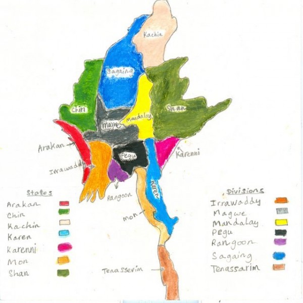 burma map