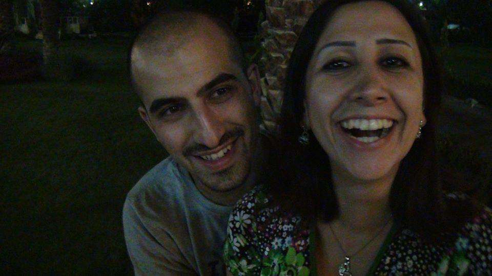 Bassel Safadi et son épouse Noura. Photo from Noura Ghazi Safadi's Facebook page.