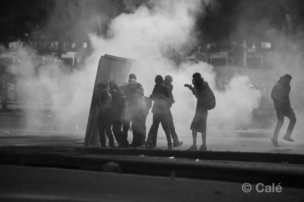 Protestos no Rio acabam em reação violenta da polícia