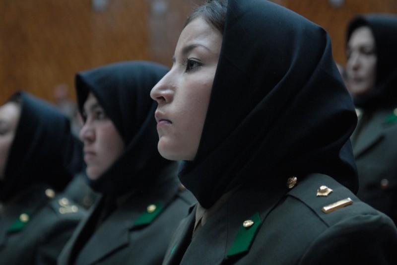 Women in the Afghan National Army. U.S. Air Force photo/Staff Sgt. Laura R. McFarlane/Released. Creative commons. 