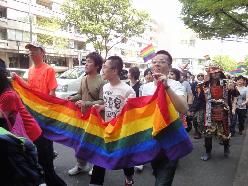 Rainbow Pride 2012 Tokyo. Photo de l'utilisateur Flickr Lauren Anderson. Licence: Attribution-ShareAlike 2.0 Generic (CC BY-SA 2.0).