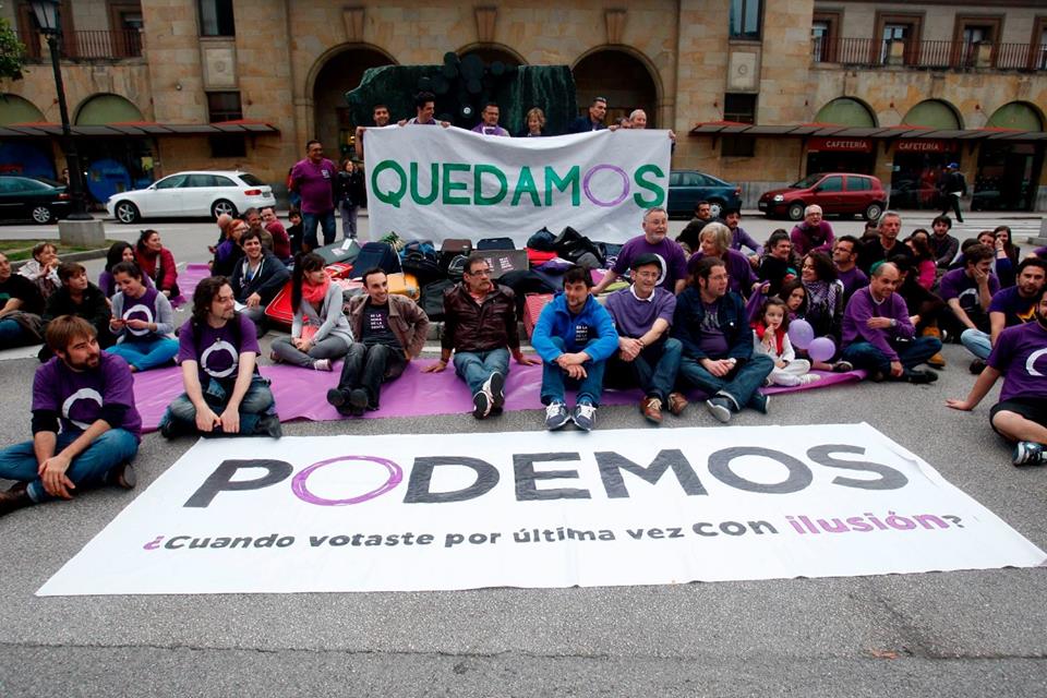 Image taken from the “Podemos” party's Facebook account. 