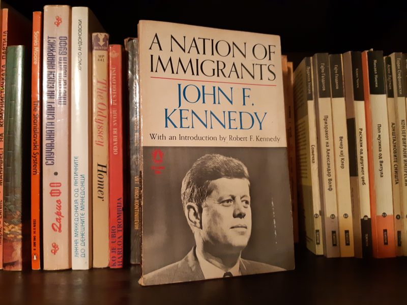 Photo of the book "A Nation of Immigrants" by John F. Kennedy (JFK)