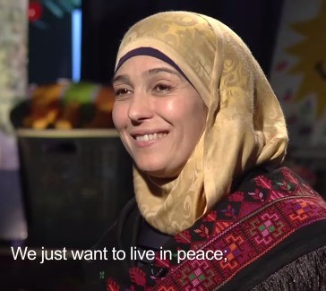 Palestine's Hanan Al Hroub was voted World's Best Teacher. (Screen capture from video.)
