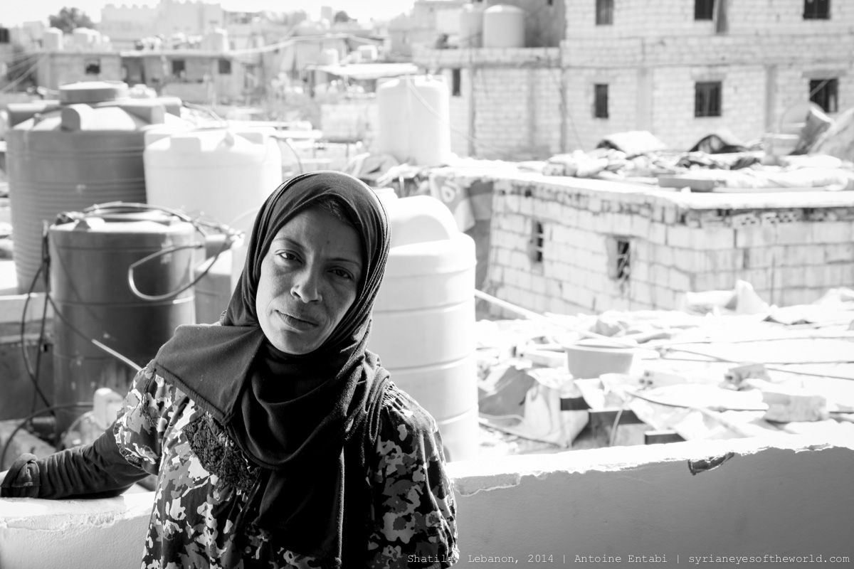 “I care for one thing only: how I’ll let my children reach the highest ranks, study and succeed, even at the expense of my labor. I haven’t seen a thing of my life, all my life is about work, and I try to be the father and the mother of my children.” – Um Ibrahim. Photo by Antoine Entabi