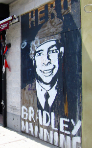 Bradley Manning mural. Photo by mulch.thief. (CC BY-NC-SA 2.0)