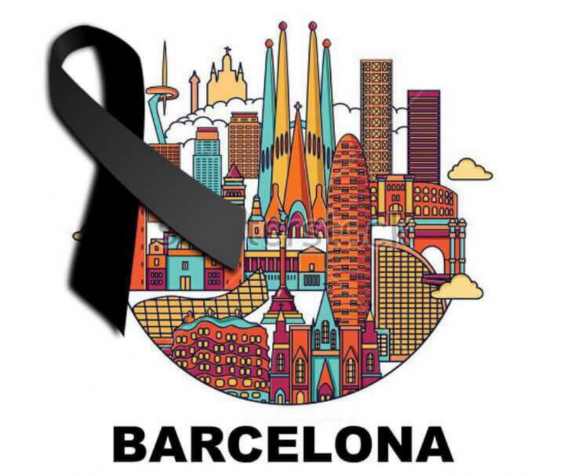 Meme de Barcelona de luto. Ilustración ampliamente compartida en Twitter bajo la etiqueta #NoTincPor