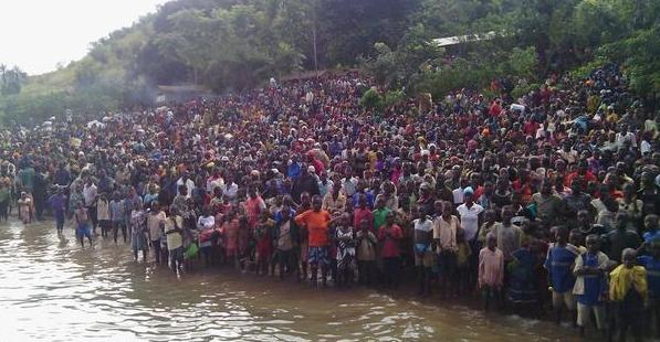 50000 refugees have fled Burundi ( here at the border with Tanzania)  photo via Jamii Forums 