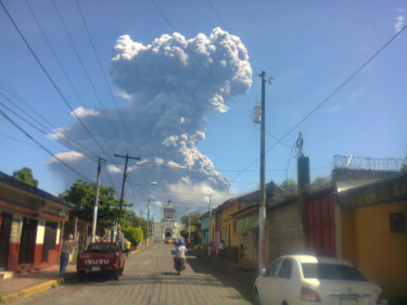 San Cristobal Volcano Nicaragua September 8th explosion by Ricci Rich Silva