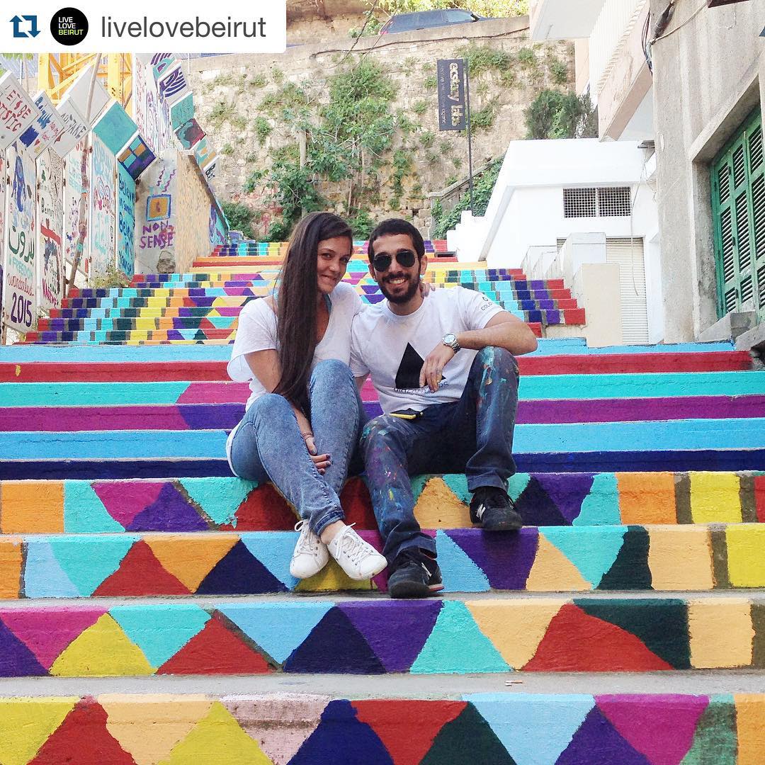 Lana Chucri and Jubran Elias, 'Paint Up' co-founders. Source: Instagram.