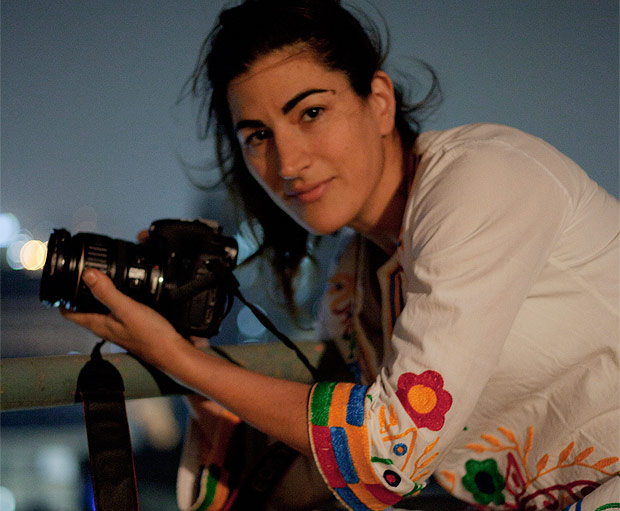 Filmmaker Jehane Noujaim, director of "The Square". Image courtesy WITNESS