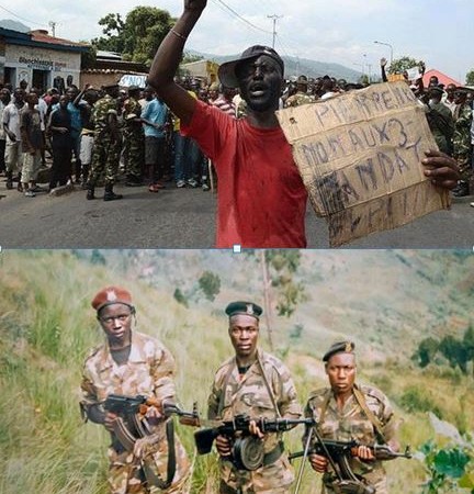 Compilation des images de la crise au Burundi en 2015 