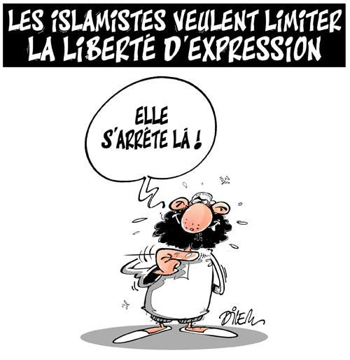 Les islamistes veulent limiter la liberté d'expression (Dilem)