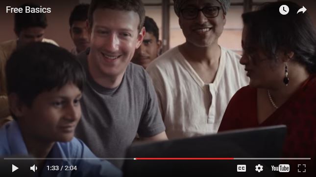 Capture d'écran de la vidéo présentant Free Basics sur YouTube. Via internet.org 