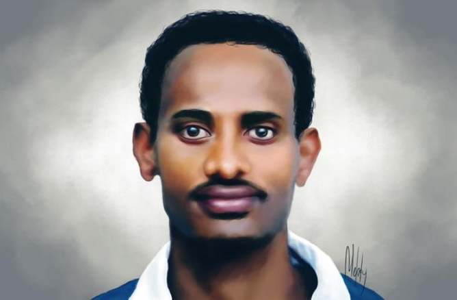 Graphique basé sur une photo de Zelalem Workagegnehu par Melody Sundberg.