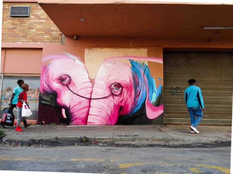 "One Vision" in Johannesburg, South Africa 2015. Credit: Photo courtesy of Falko One