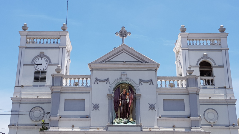 St. Anthony's church at Kochikade, Kotahena (Colombo 13). Image via GroundViews. 