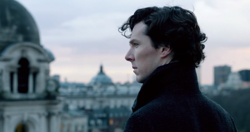 Still from the BBC's trailer for Sherlock's series three premiere. YouTube screenshot.