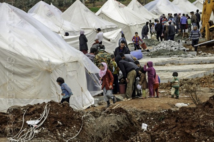 Campo de refugiados en Turquía. Foto de Syria Freedom en ebc.com, con licencia Creative Commons CC BY 3.0 BR