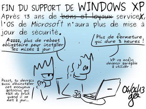 14-04-04 - Fin du support de Windows XP