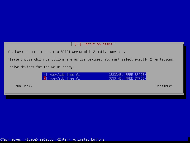 Création de la grappe RAID
principale Création de la grappe RAID principale