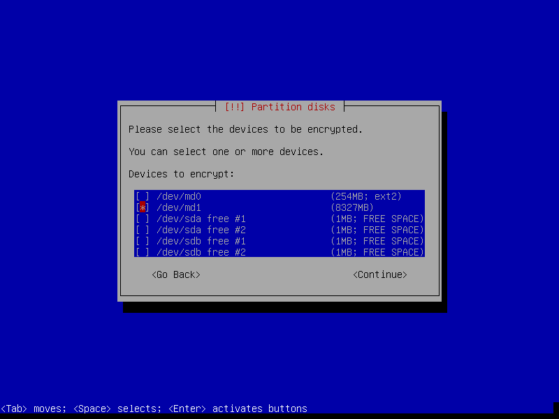 Sélection du volume à chiffrer Sélection du volume à chiffrer