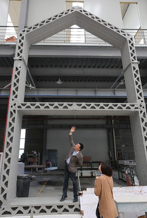 article maison316 Premier test à grande échelle dune machine permettant dimprimer des maisons en 3D