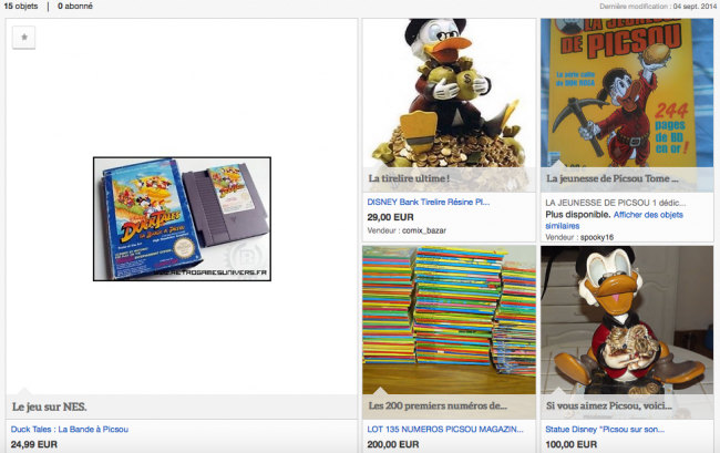 picsou 650x409 eBay propose maintenant de créer des collections dobjets