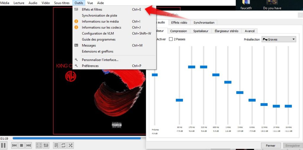 Créer des effets et filtres avec VLC