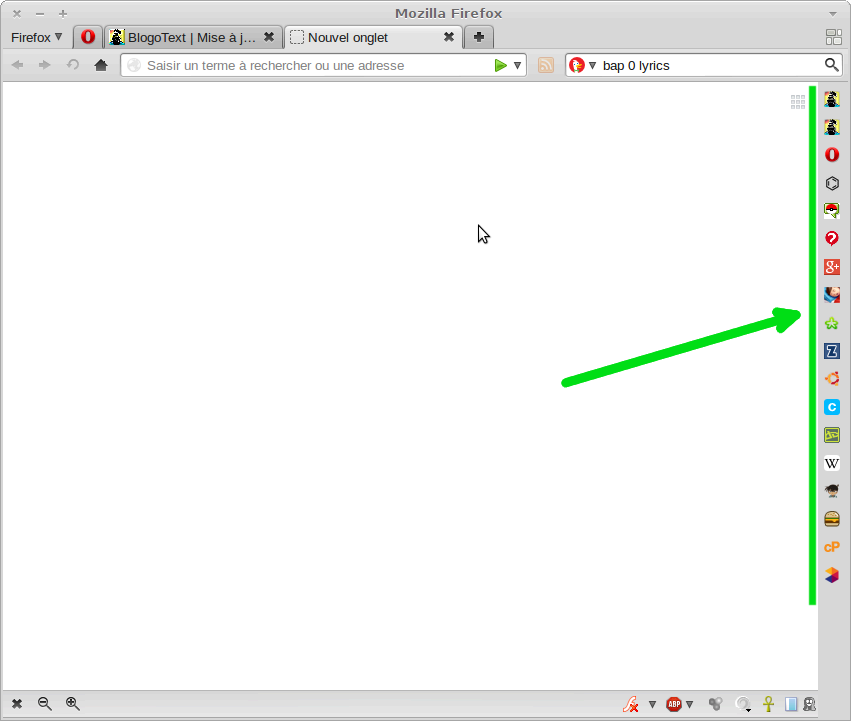firefox astuce barre latérale