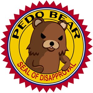 pedobear - seal of disapproval